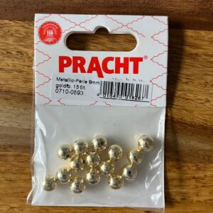 Metallic-Perle goldf. 8mm
