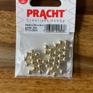 Metallic-Perle goldf. 6mm
