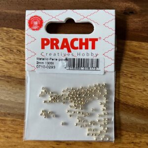 Metallic-Perle goldf. 2mm