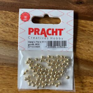 Metallic-Perle goldf. 4mm
