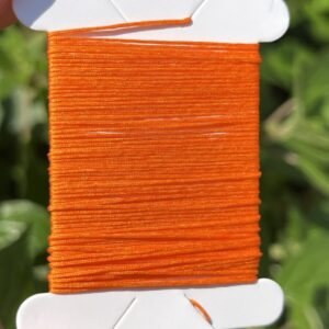 5 Meter Flechtschnur 0,5 mm Durchmesser - orange