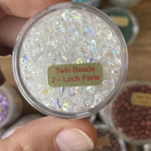 Twin Bead / 2 - Loch Perle kristall AB