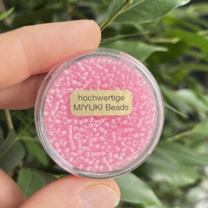 hochwertige japanische Miyuki Rocailles 2,2mm col. inside pink